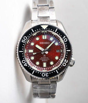 Seiko Prospex SLA059 Maroon Seigaiha U.S. Special Edition