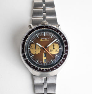Seiko Speedtimer 6138 0040 Brown Bullhead Belmont Watches
