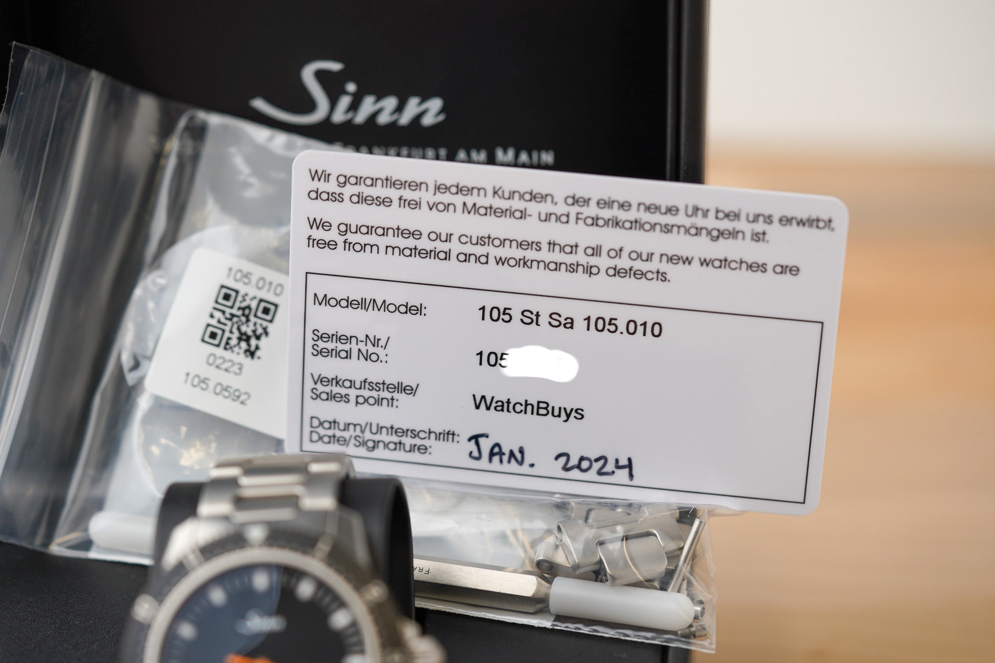Sinn 105.010 ST SA H-Link