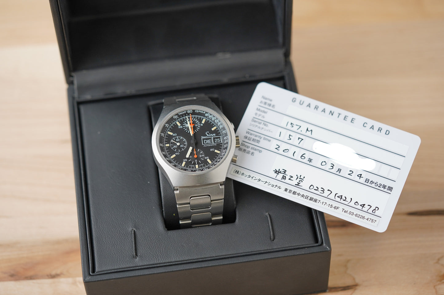 Sinn 157 Day-Date Lemania Chronograph