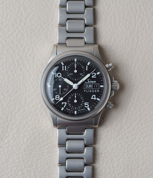 Sinn 356 Flieger Acrylic H Link Bracelet