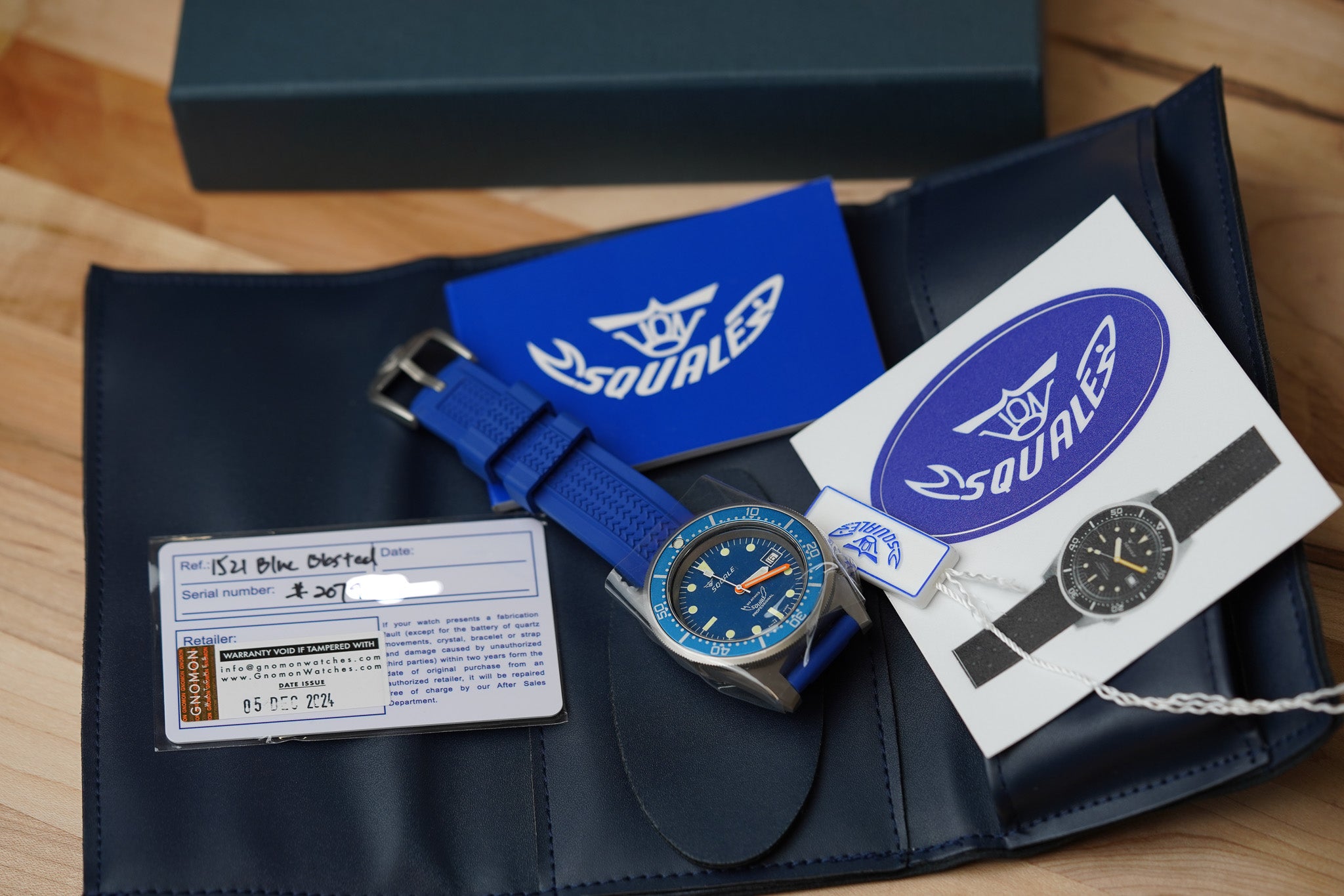 Squale 1521 Blue Blasted