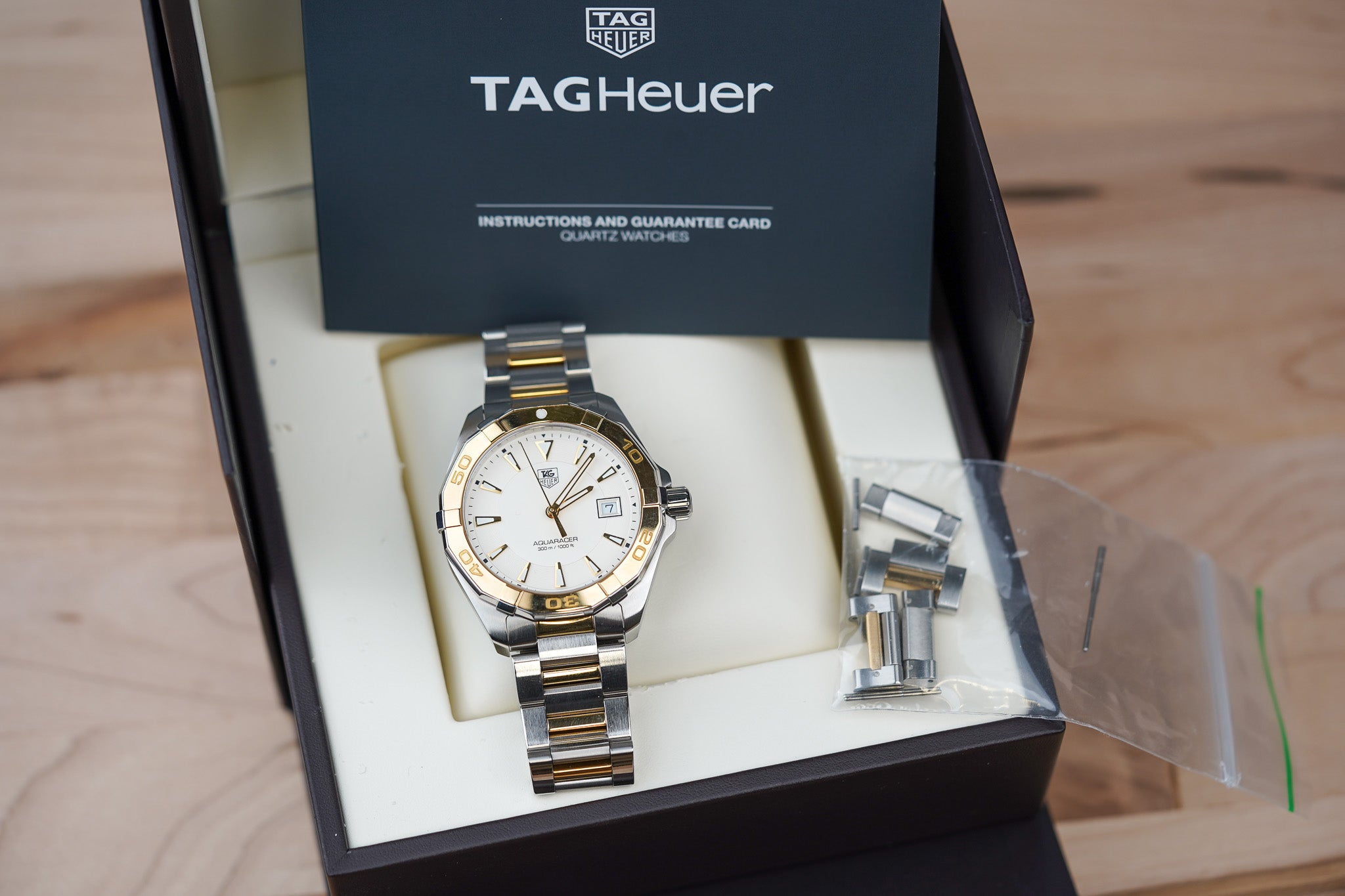 Tag Heuer Aquaracer Two-Tone Quartz 41mm WAY1151.BD0912 – Belmont