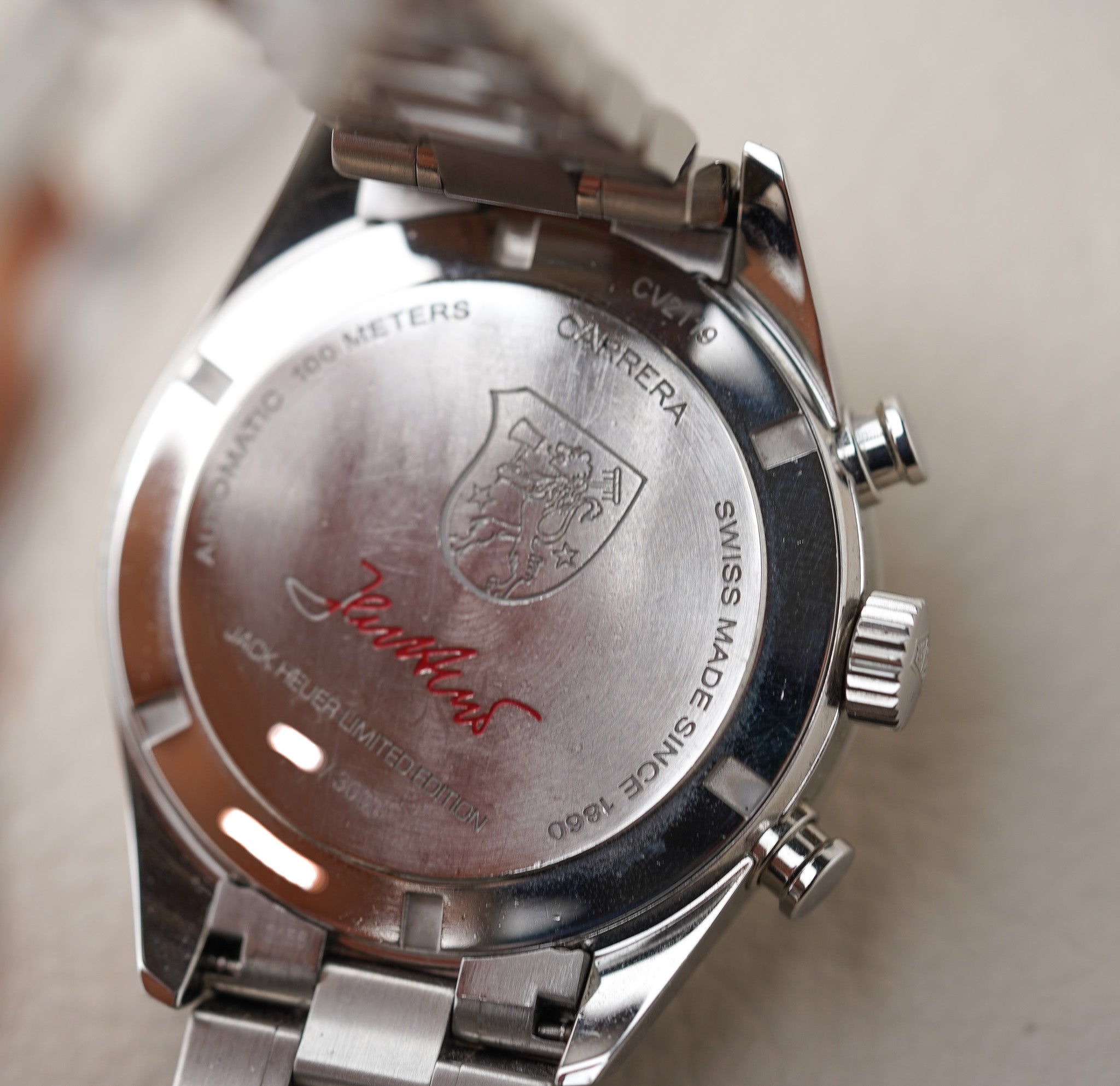 Tag Heuer Carrera Chronograph Jack Heuer 80th Birthday Limited CV2119.BA0722