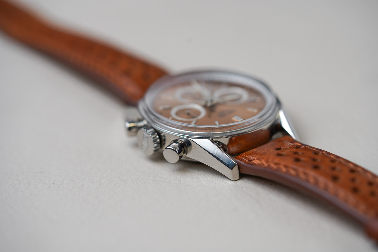 Tag Heuer Carrera Re-Edition Copper Dial Chronograph CS3112