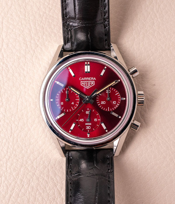 Tag Heuer Carrera Chronograph 39 Red CBK221G.FC6479 Belmont Watches