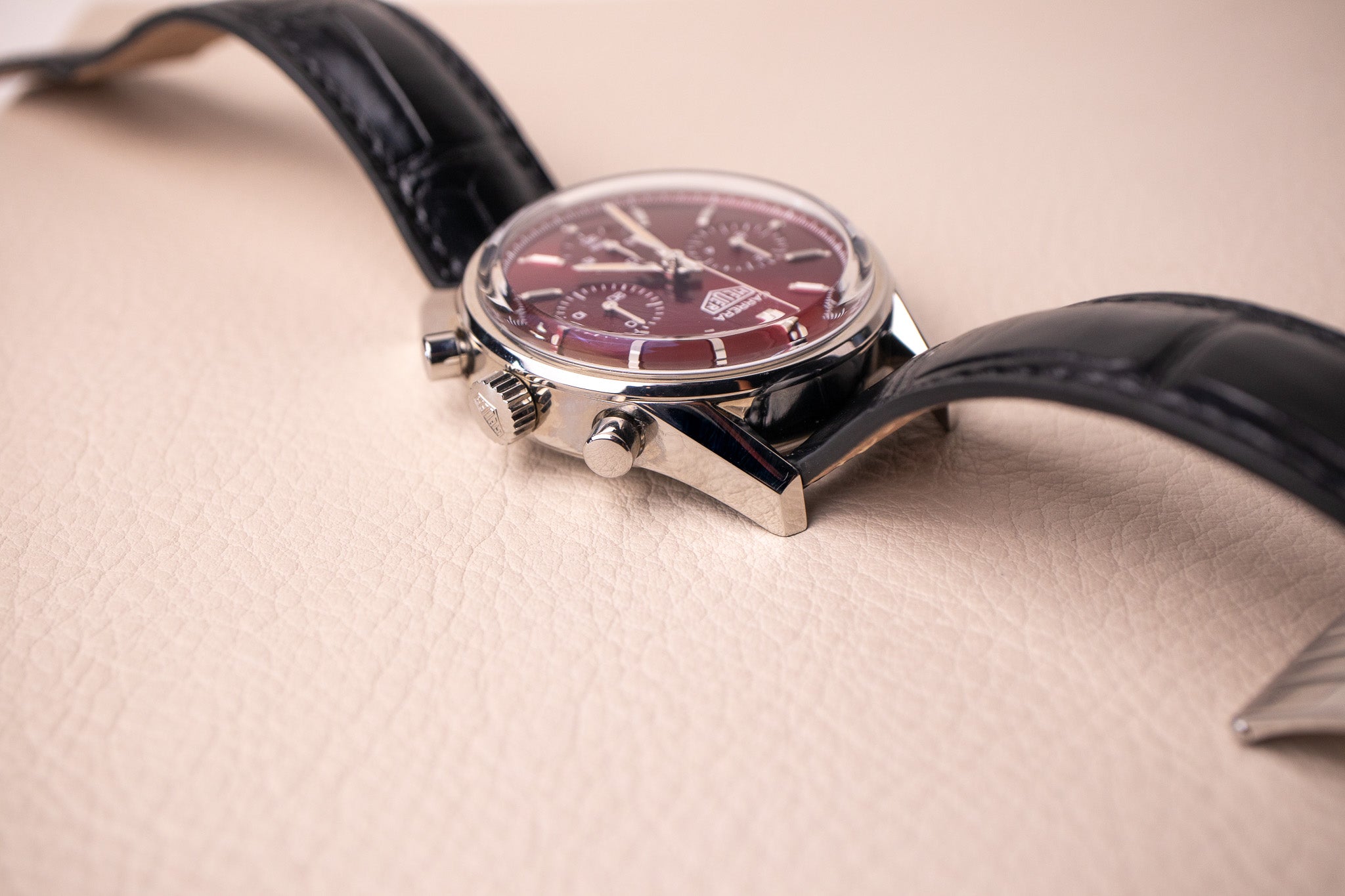 Tag Heuer Carrera Chronograph 39 Red CBK221G.FC6479 – Belmont Watches
