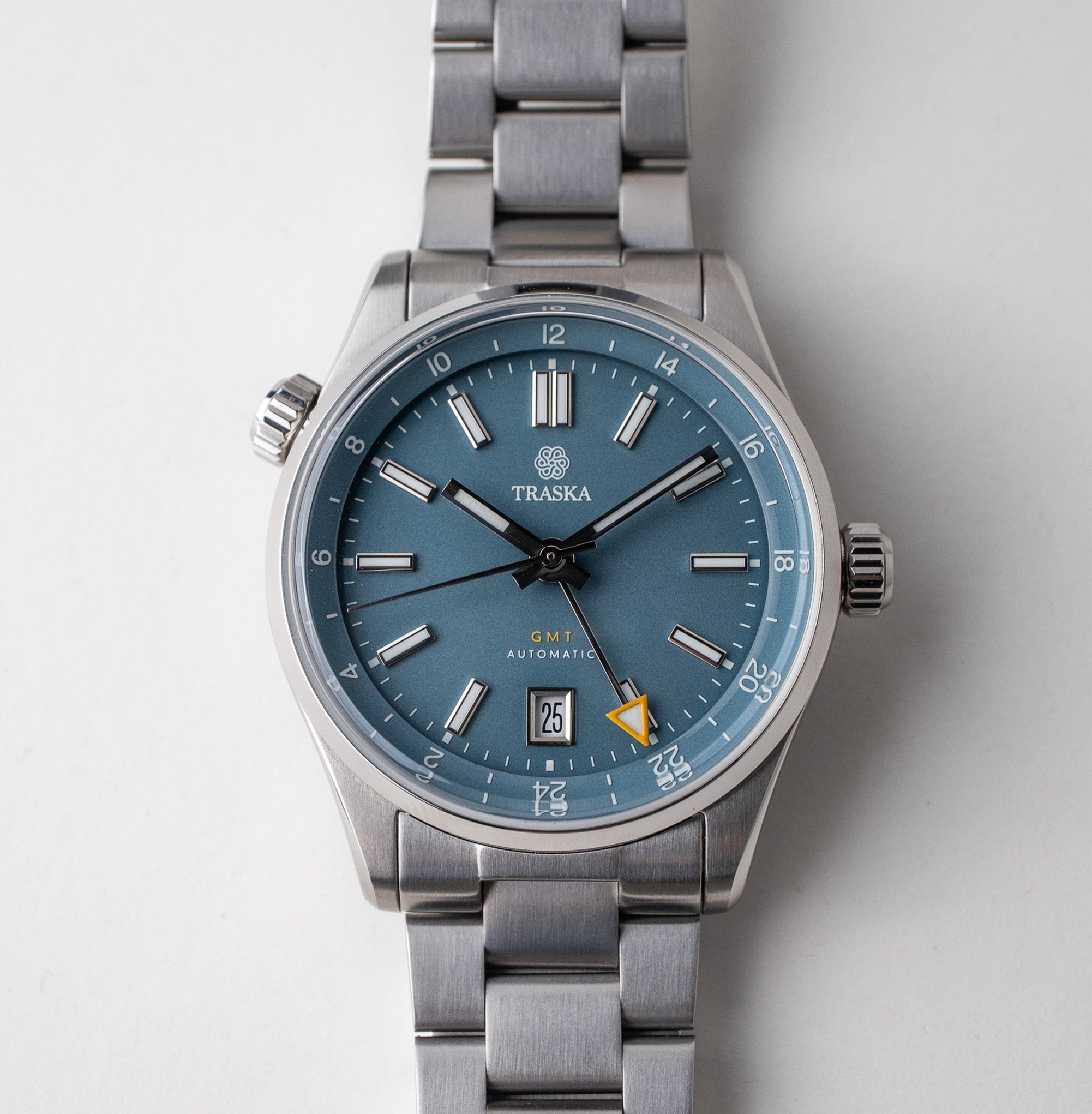 Traska Venturer Steel Blue GMT – Belmont Watches