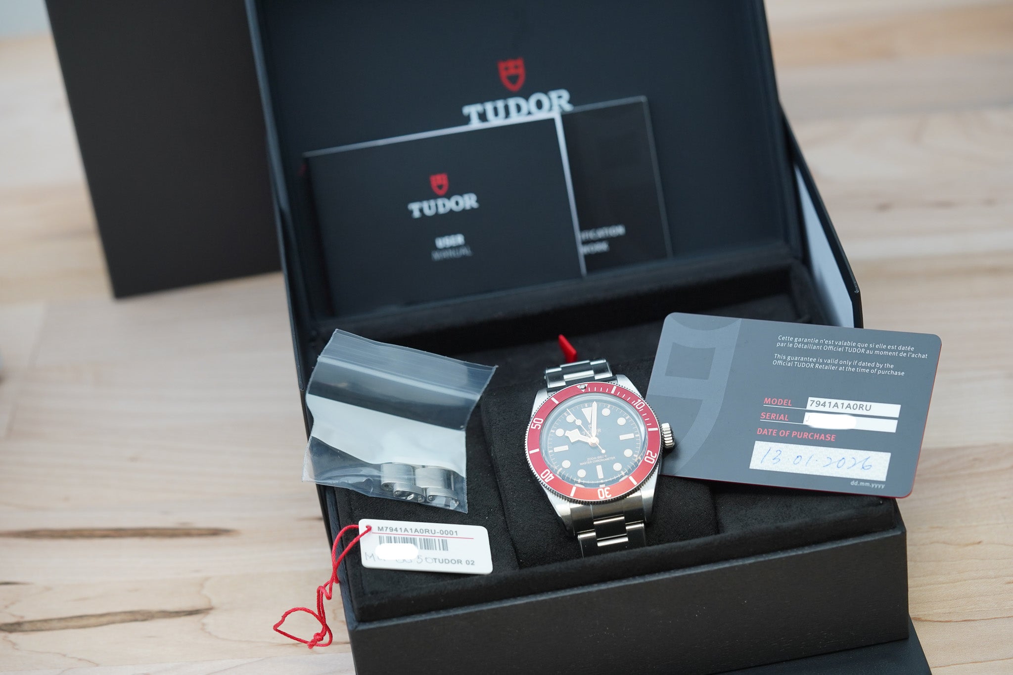 Tudor Black Bay 41 Red Bezel Oyster 7941A1A0RU