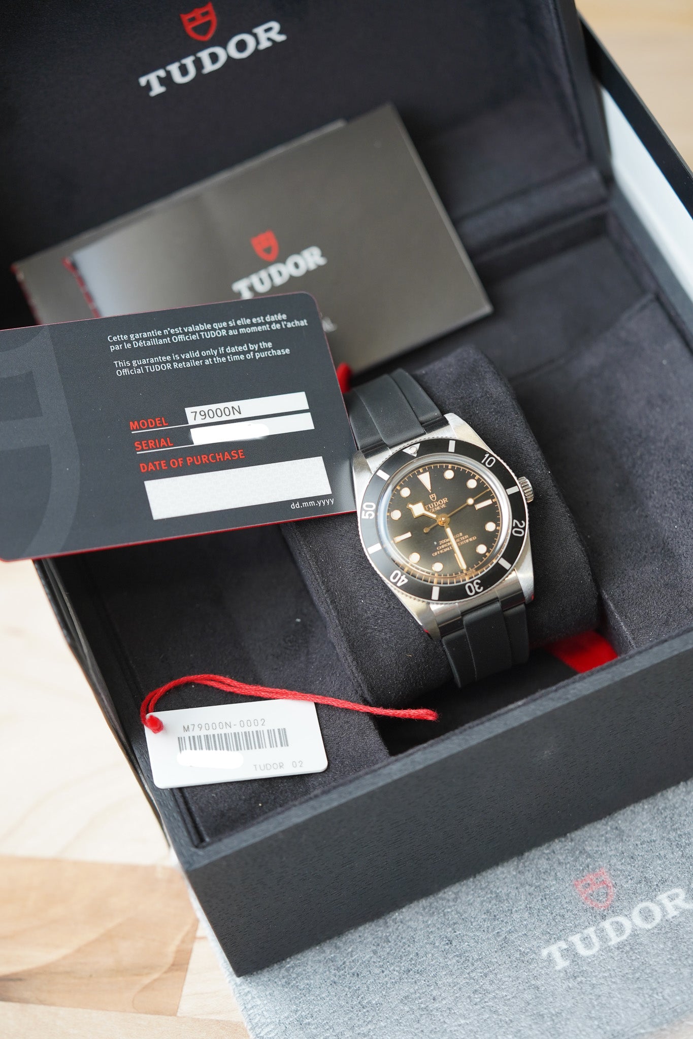 Tudor Black Bay 54 79000N Rubber