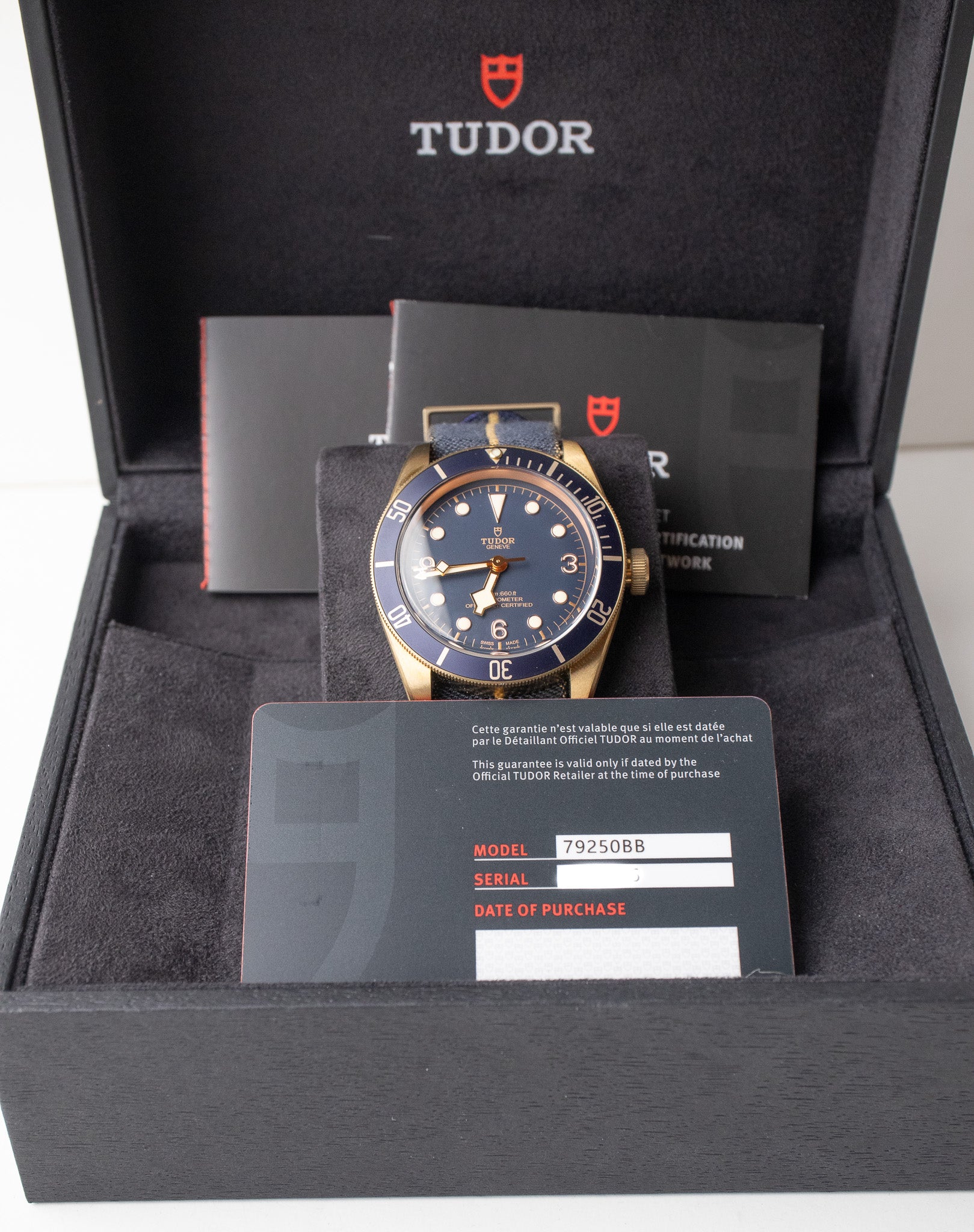 Tudor Black Bay Bronze Bucherer Blue 79250BB – Belmont Watches