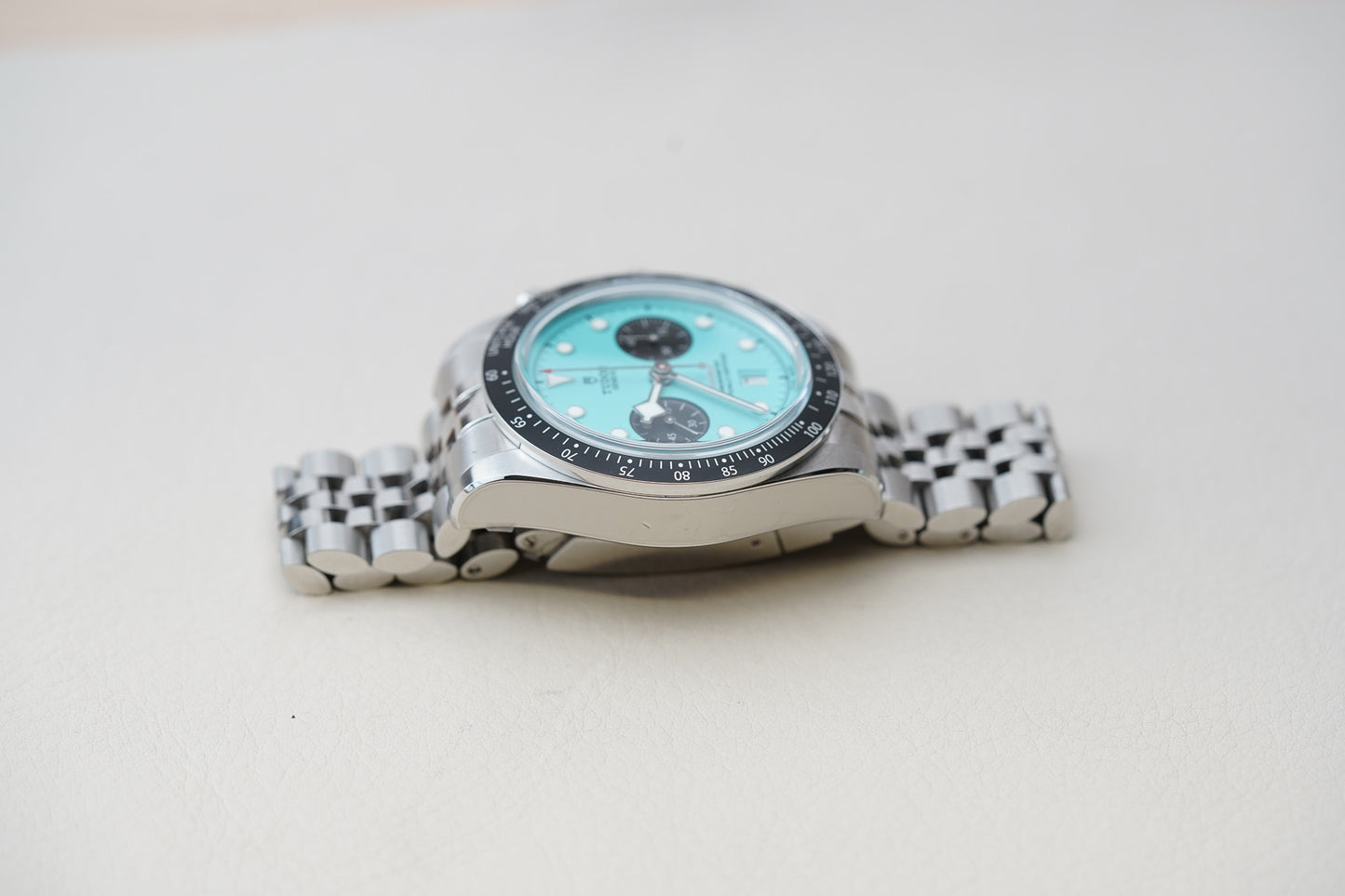 Tudor Black Bay Chrono 79360N Turquoise Dial 'Blue Flamingo'