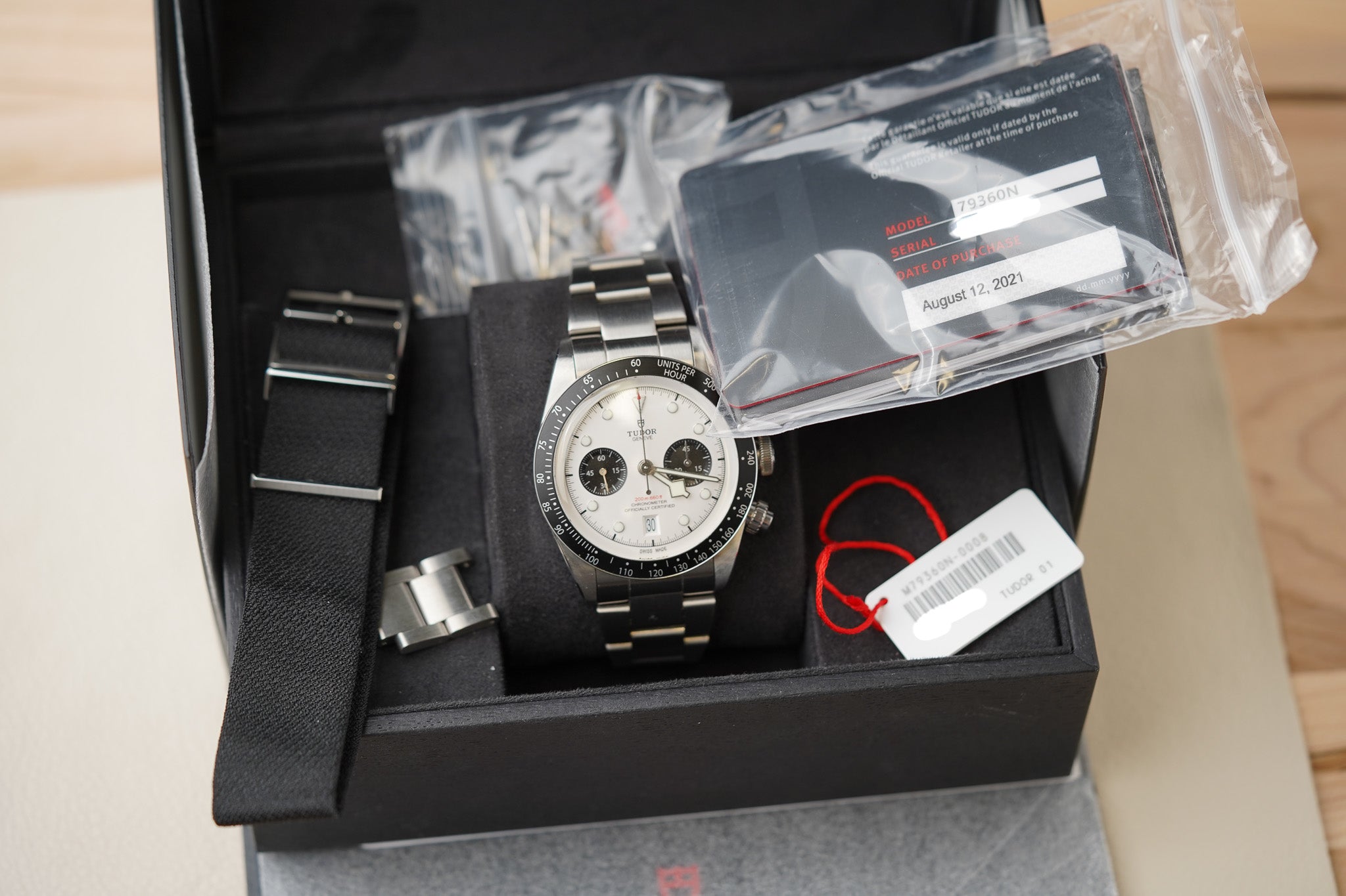Tudor Black Bay Chrono 79360N White Dial