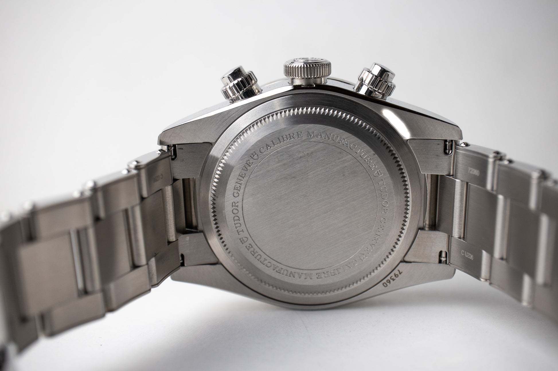 Tudor Black Bay Chrono reference 79360N caseback 
