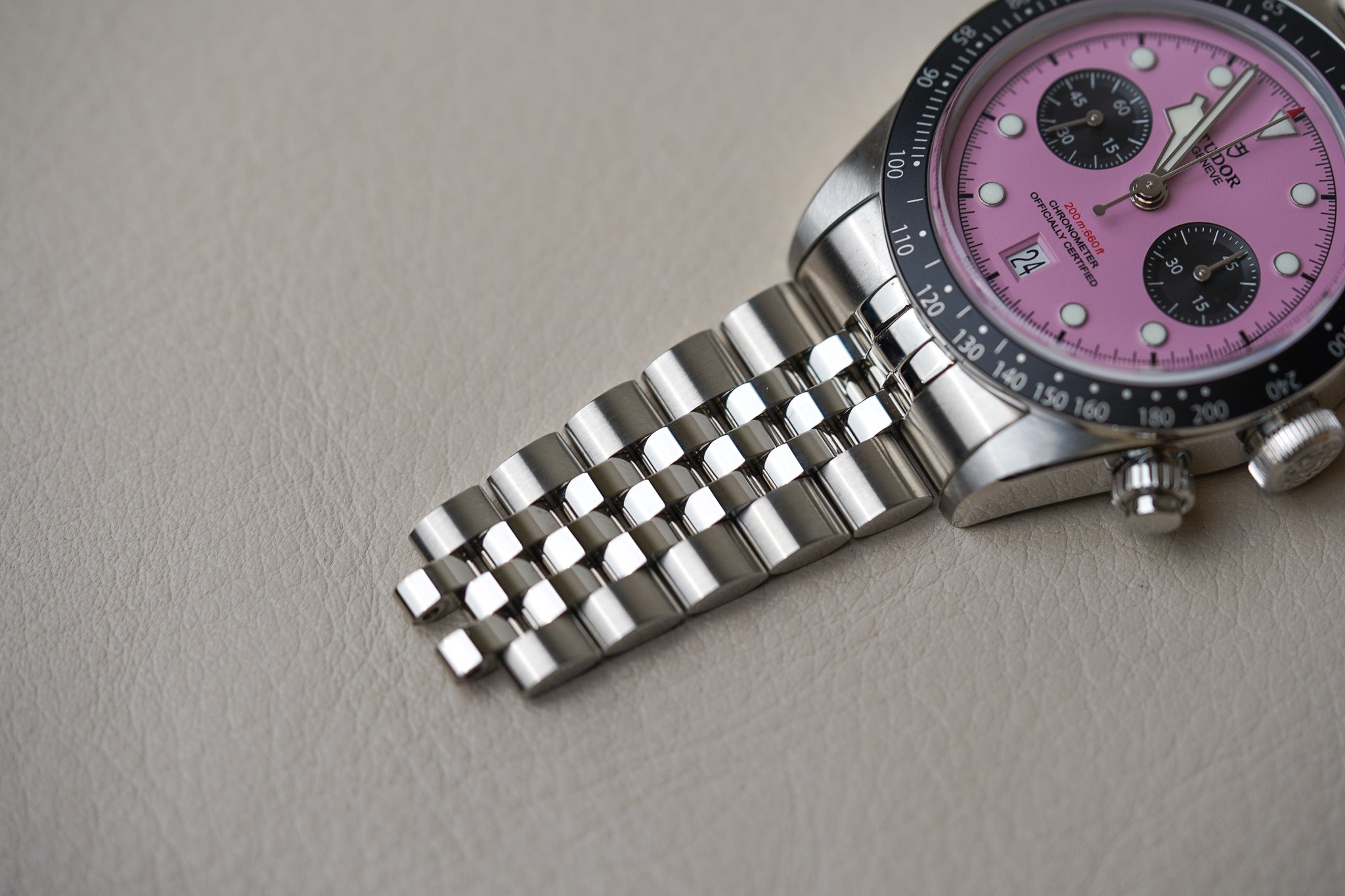 Tudor Black Bay Chrono 79360 Pink Dial