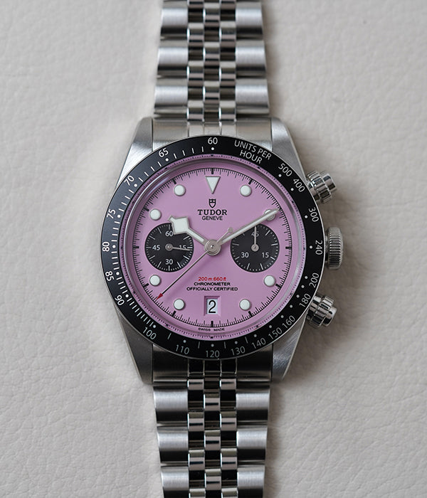 Tudor Black Bay Chrono 79360 Pink Dial