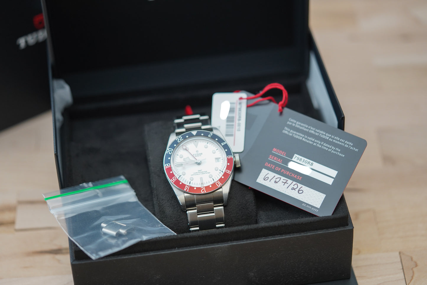 Tudor Black Bay GMT Pepsi Opaline 79830RB