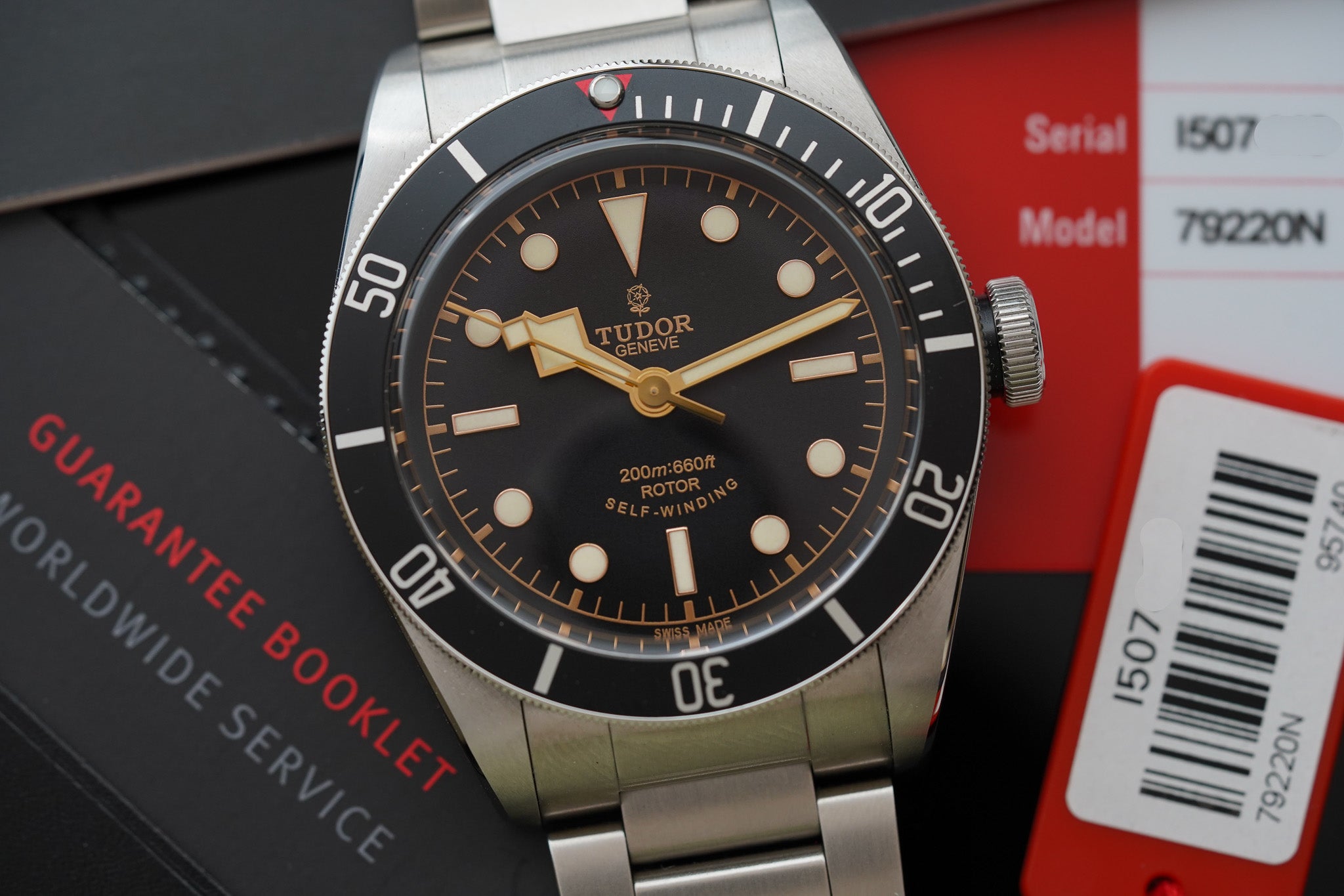 Tudor Black Bay 'Smiley' Black 79220N – Belmont Watches