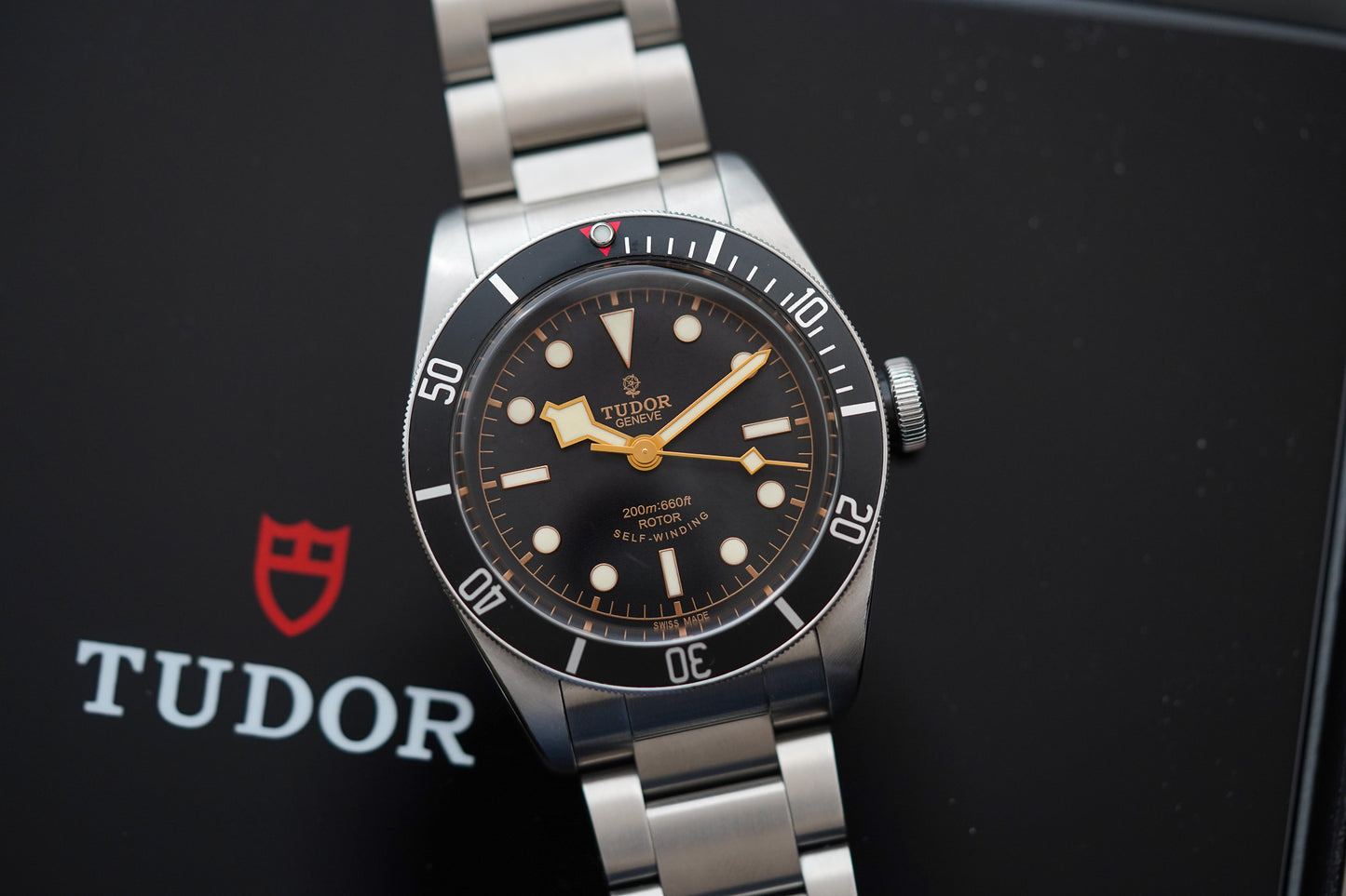 Tudor Heritage Black Bay Black 79220N 'Smiley'