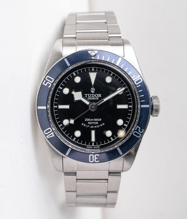 Tudor Heritage Black Bay Blue 79220B 'Smiley'