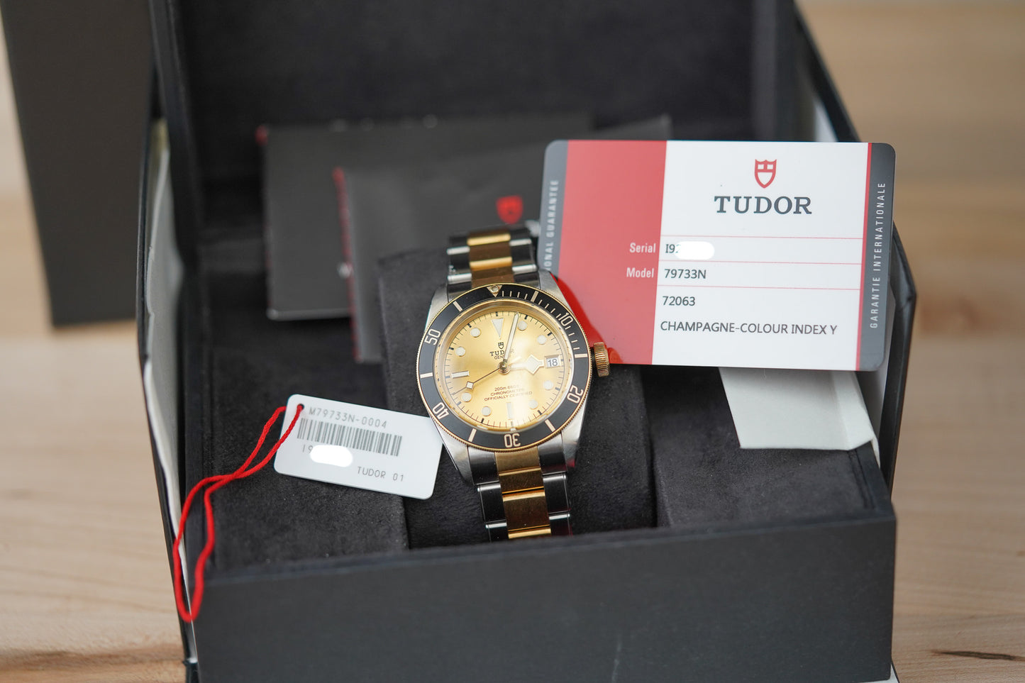Tudor Heritage Black Bay Steel and Gold 79733N Champagne Dial