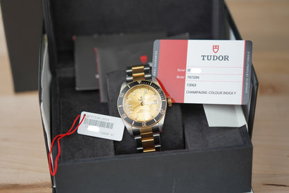 Tudor Heritage Black Bay Steel and Gold 79733N Champagne Dial