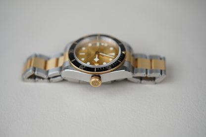 Tudor Heritage Black Bay Steel and Gold 79733N Champagne Dial
