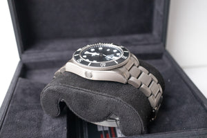 Tudor Pelagos 25600TN Titanium Men's Watch left hand side of the case