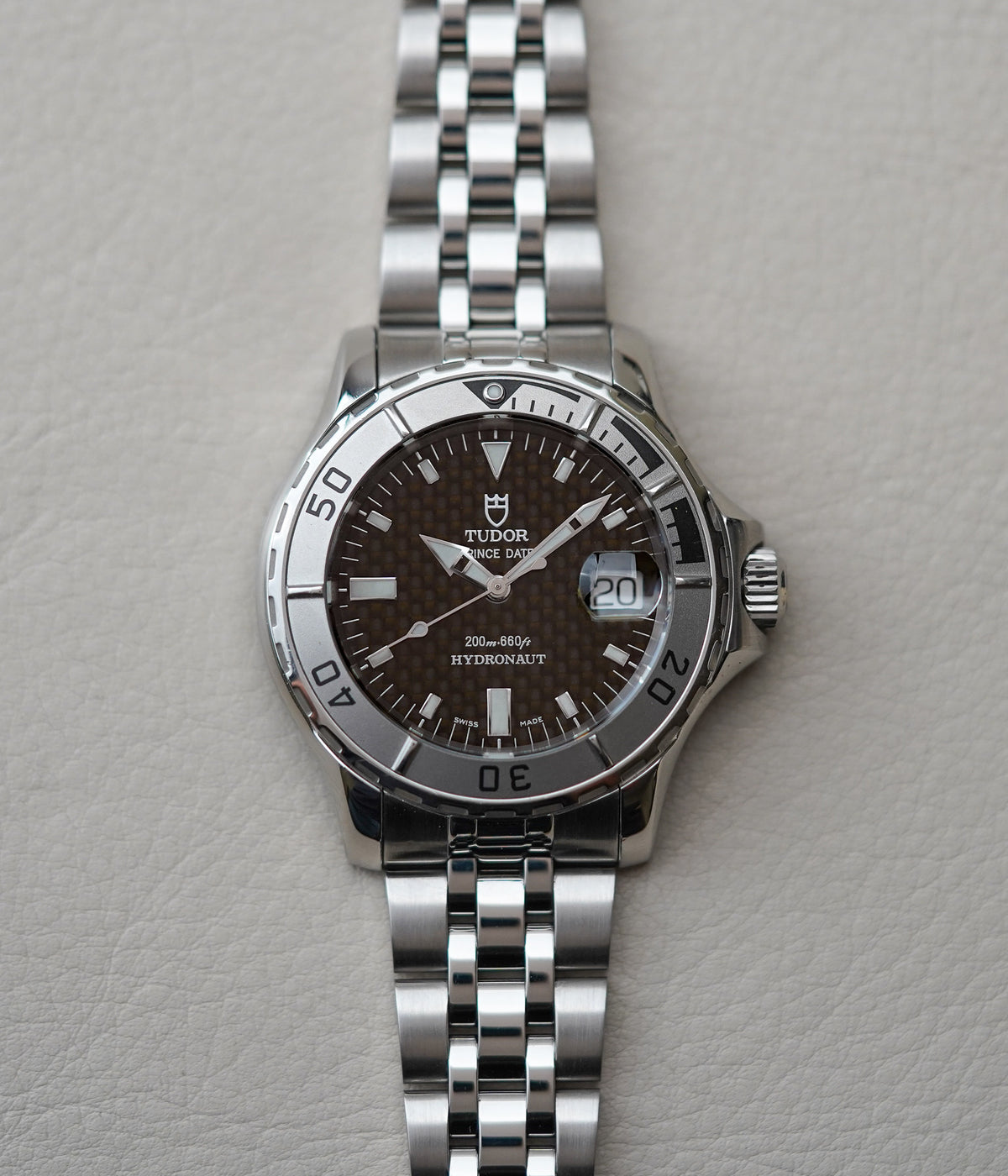 Tudor Prince Date Hydronaut Carbon Dial 89190P