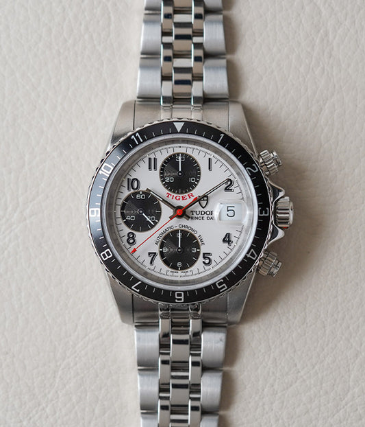 Tudor Prince Date Tiger Chronograph 79270 White Dial