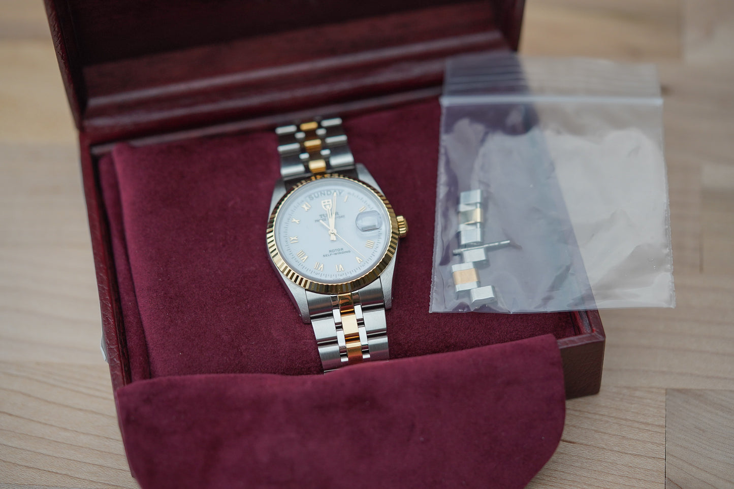 Tudor Prince Day-Date 76213 White Dial