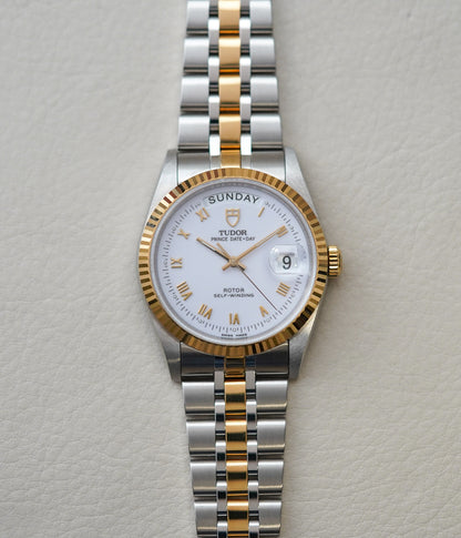 Tudor Prince Day-Date 76213 White Dial
