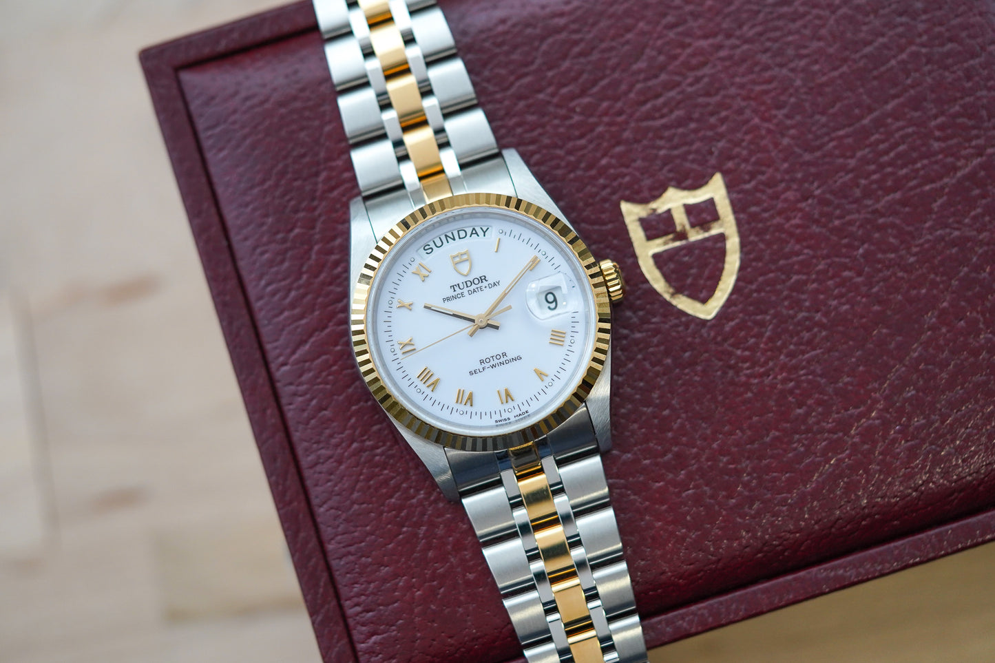 Tudor Prince Day-Date 76213 White Dial
