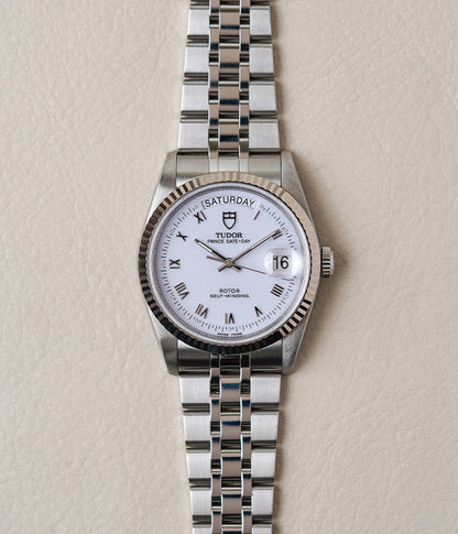 Tudor Prince Day-Date White Dial 76214