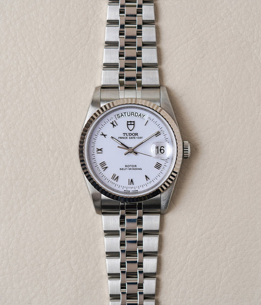 Tudor Prince Day-Date White Dial 76214