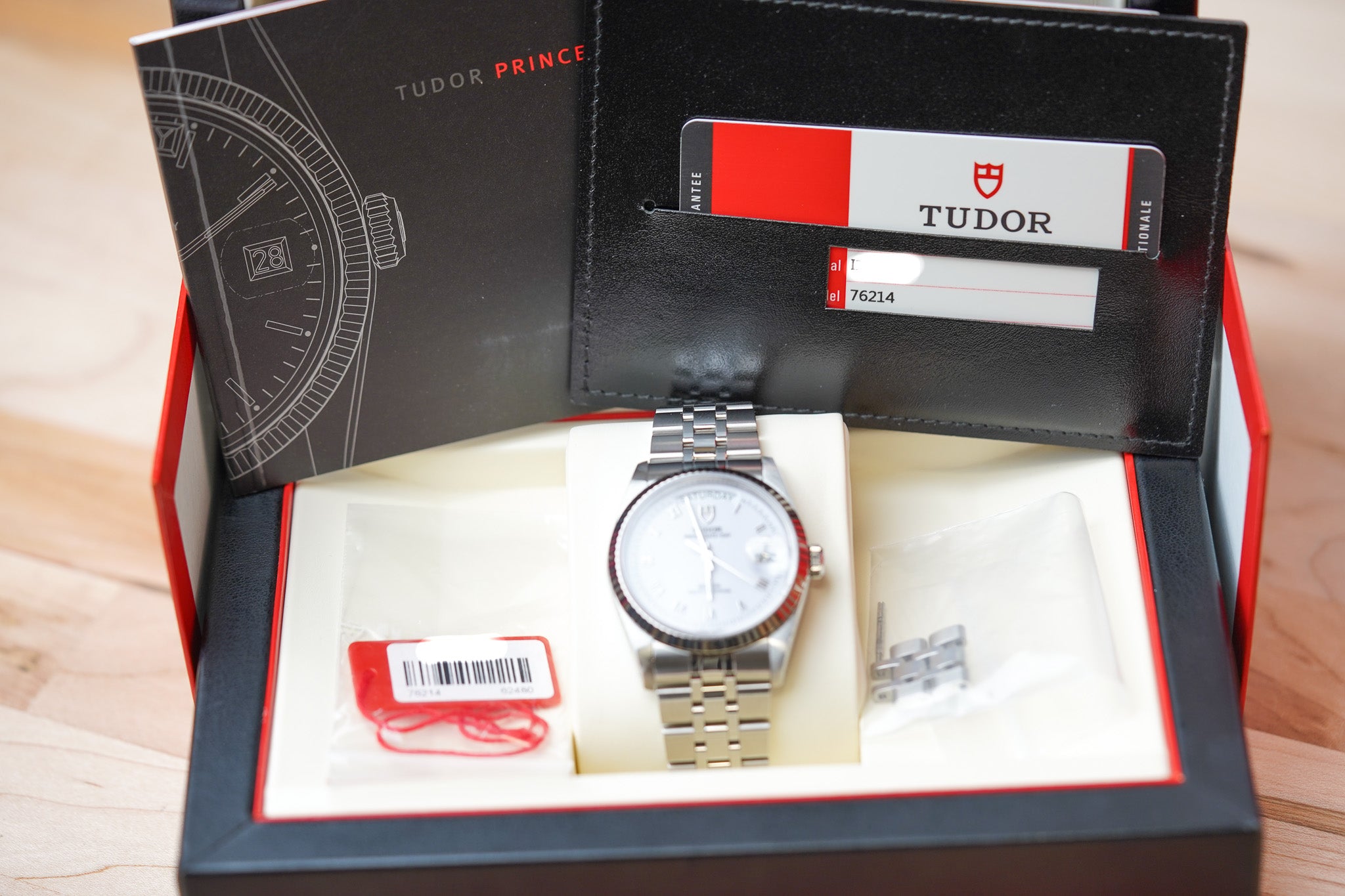 Tudor Prince Day-Date White Dial 76214