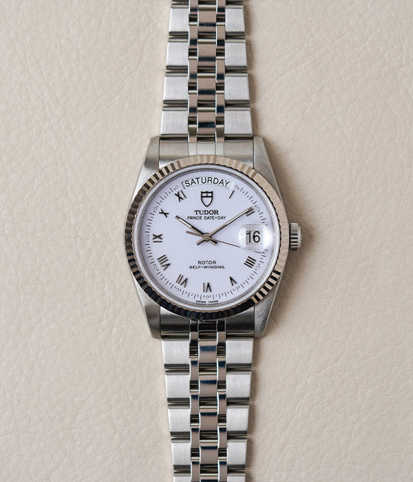 Tudor Prince Day-Date White Dial 76214