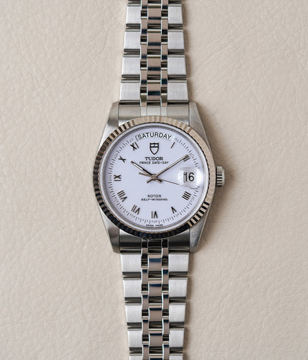 Tudor Prince Day-Date White Dial 76214