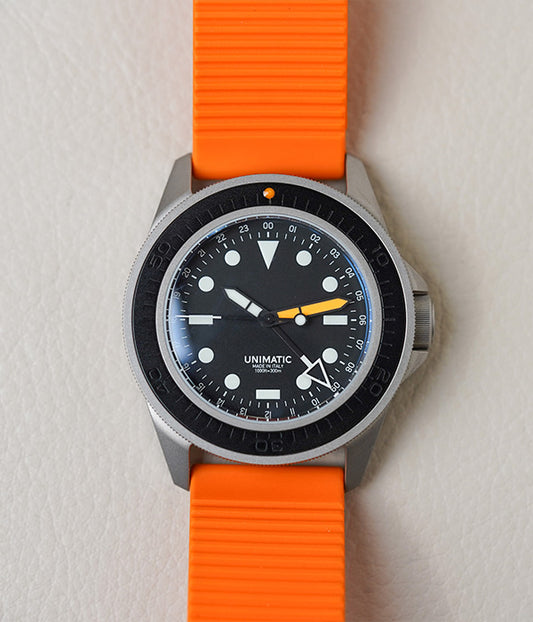 Unimatic Modello Uno GMT Titanium U1S-T-GMT-ET