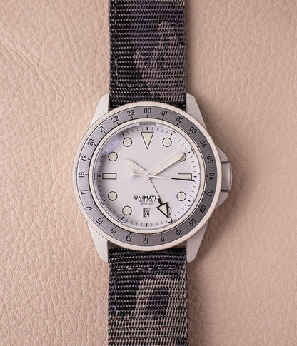Unimatic x Revolution & The Rake U1 GMT "Arctic Fox"