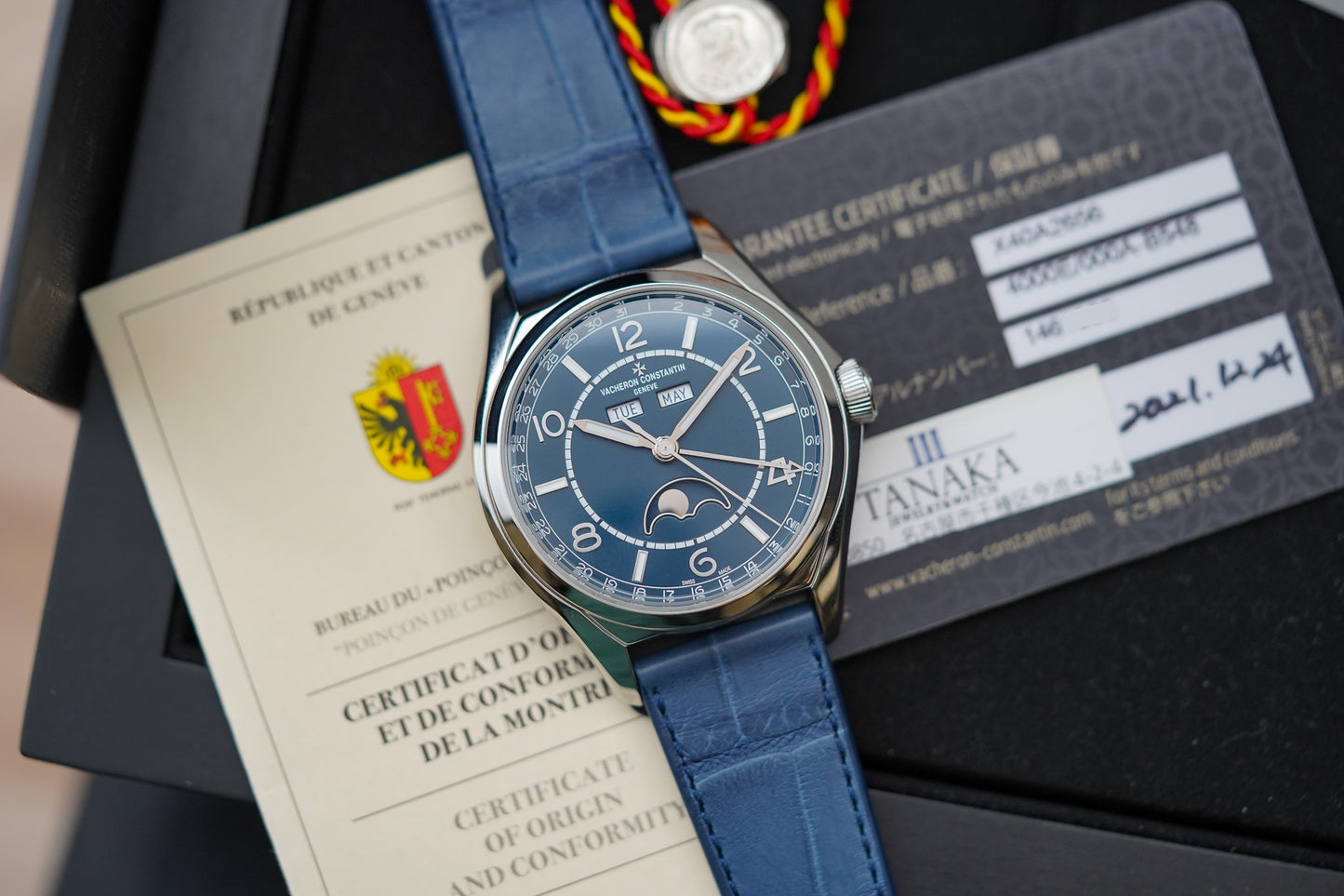 Vacheron Constantin FiftySix Complete Calendar Blue 4000E/000A-B548