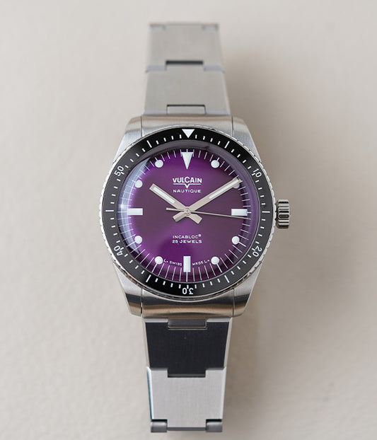 Vulcain Skindiver Nautique Purple Limited Edition 660170A17