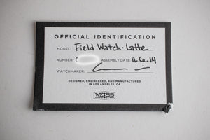 Weiss Watch Co. - Standard Issue Field Watch Latte