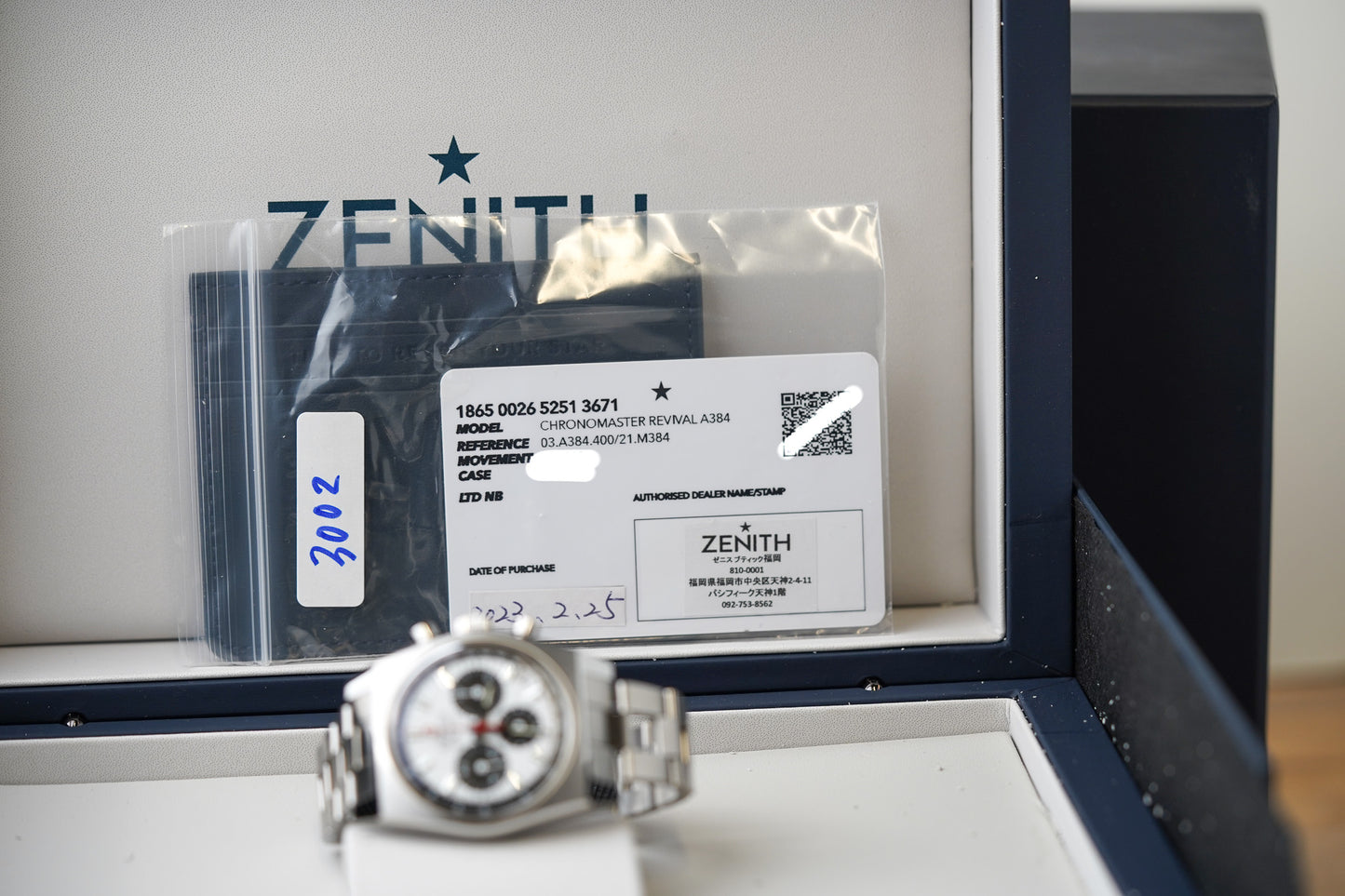 Zenith Chronomaster Revival El Primero A384 White 03.A384.400/21.M384