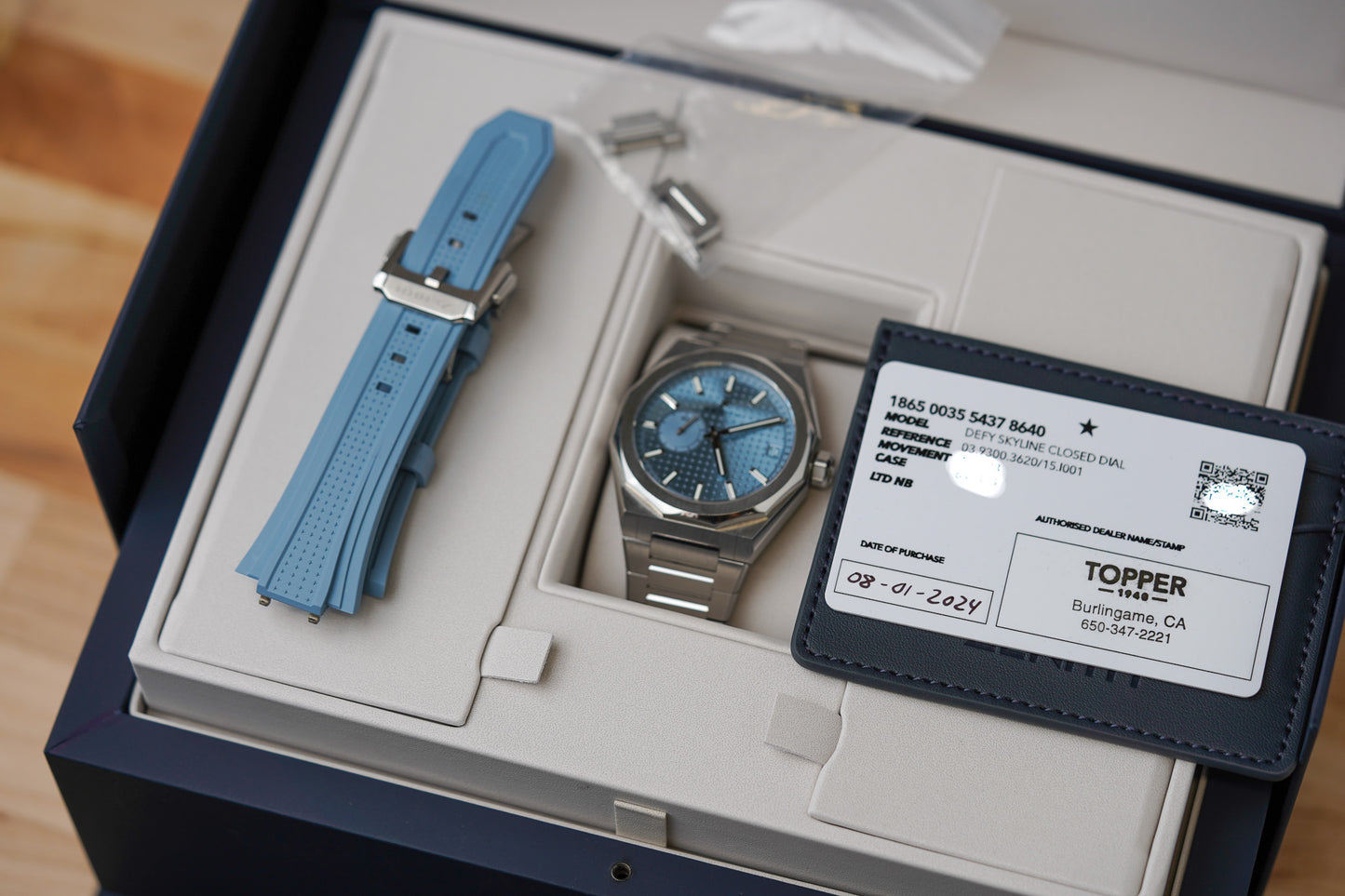 Zenith Defy Skyline Ice Blue 03.9300.3620/15.I001