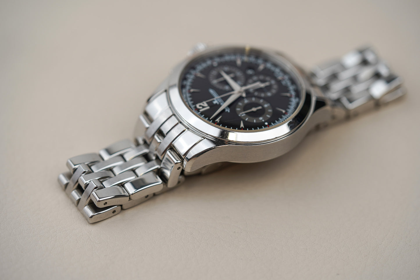 Jaeger-LeCoultre Master Chronograph Black Dial 174.8.C1