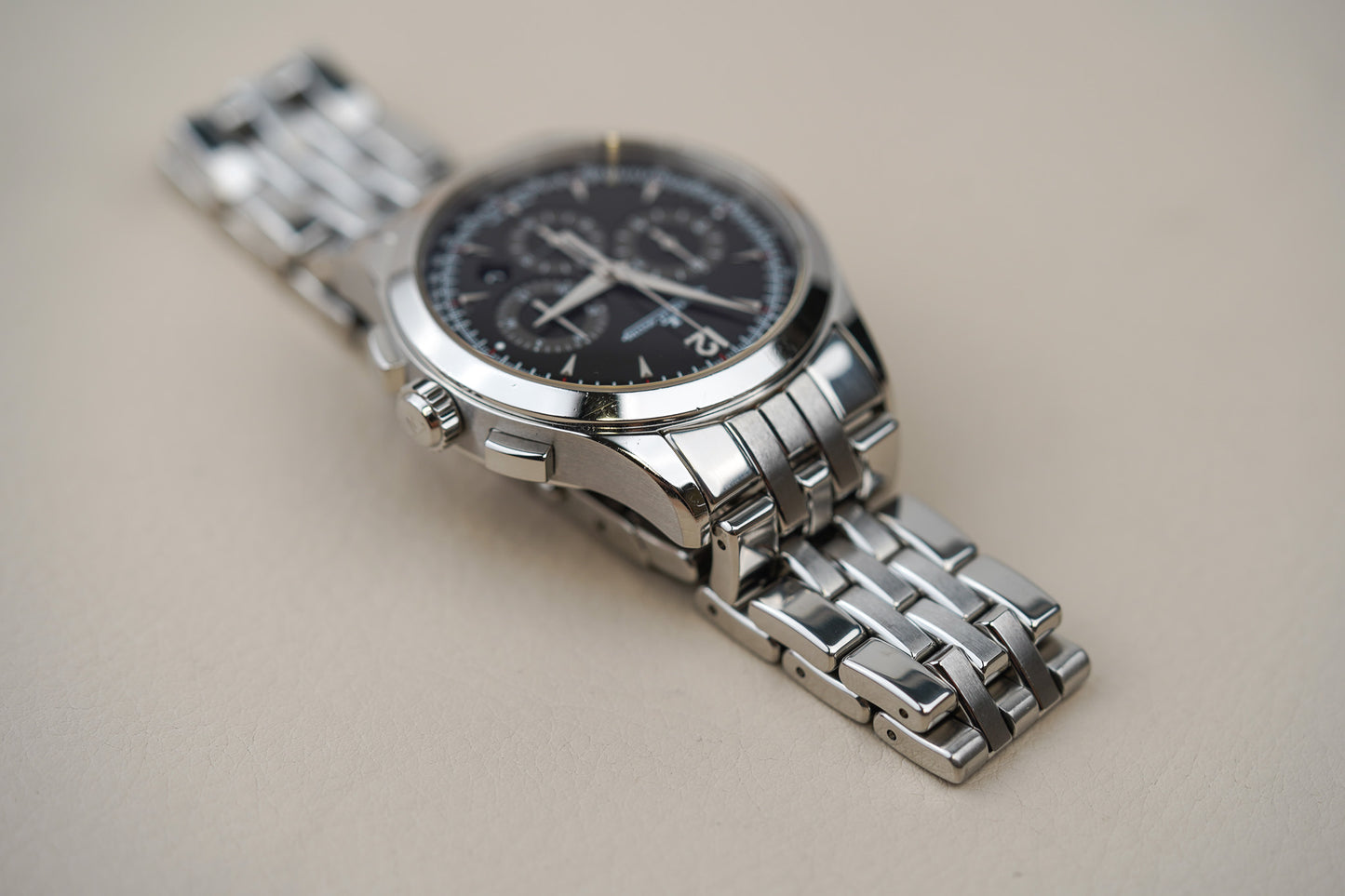 Jaeger-LeCoultre Master Chronograph Black Dial 174.8.C1