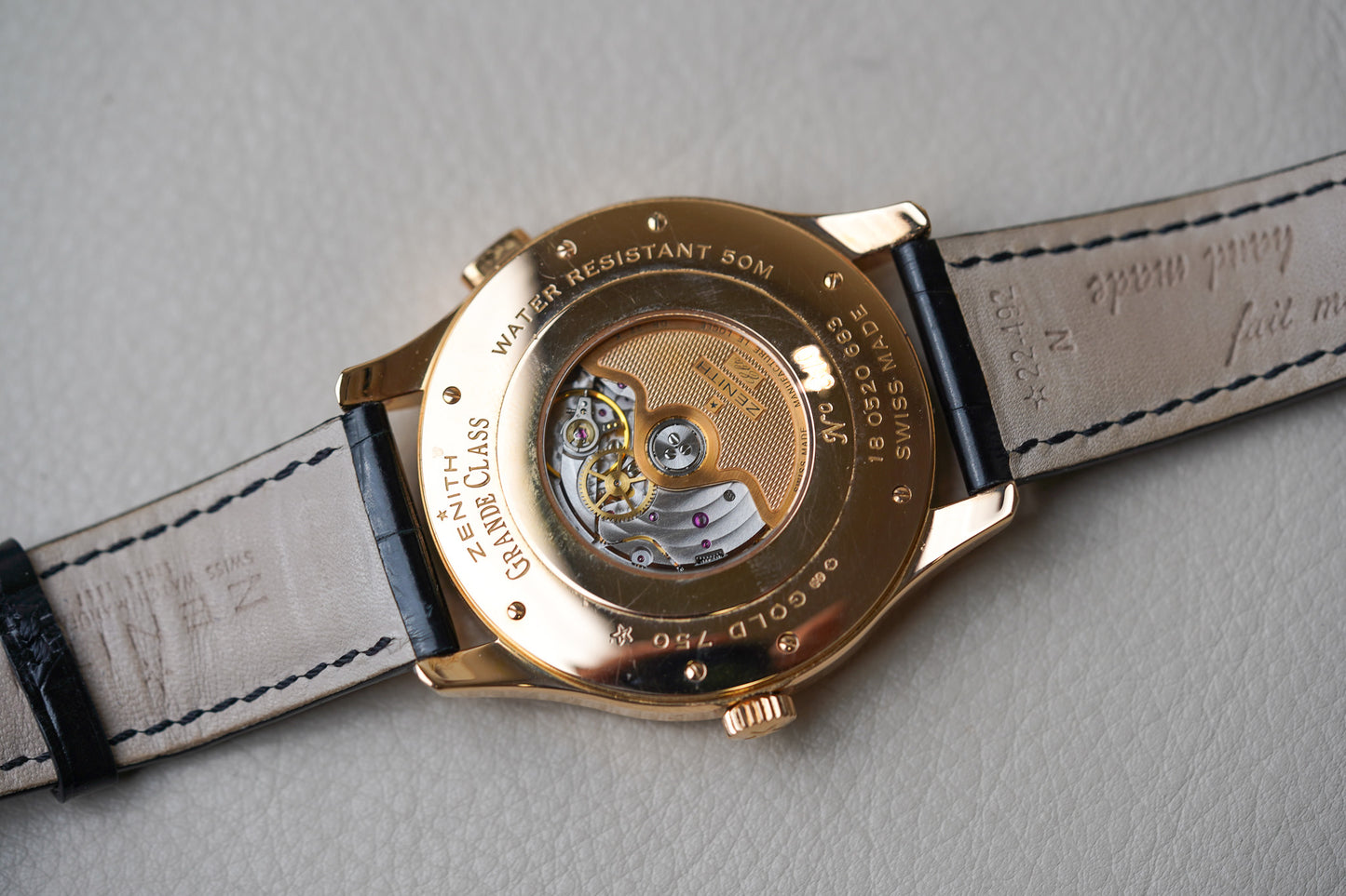 Zenith Elite Grande Class Reserve de Marche Dual Time 18.0520.683