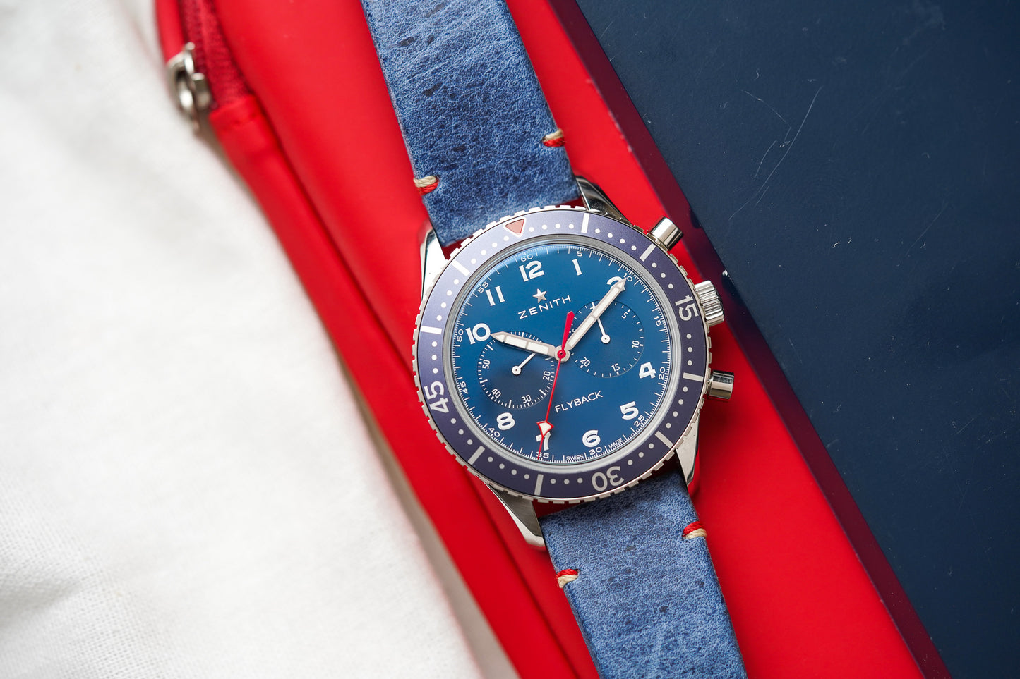 Zenith Pilot Cronometro Flyback Tipo CP-2 USA Edition 03.2241.405/51.C915