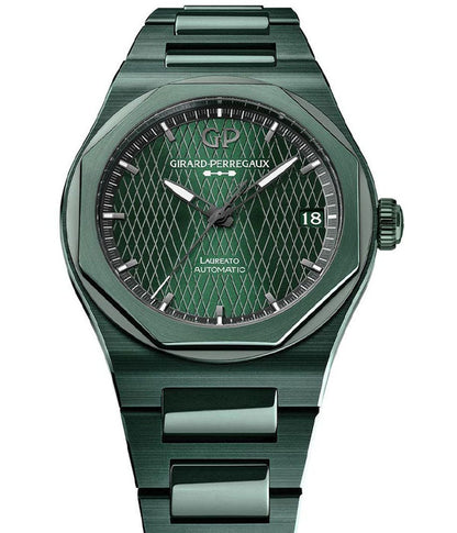 Girard-Perregaux Laureato 42 MM Green Ceramic Aston Martin Edition
